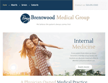 Tablet Screenshot of brentwoodmedicalgroup.com